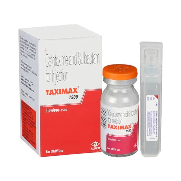 Taximax 1.5gm Dry Vial Of 1 Powder For Injection