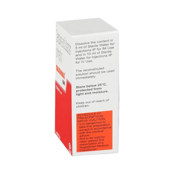 Taximax 1.5gm Dry Vial Of 1 Powder For Injection
