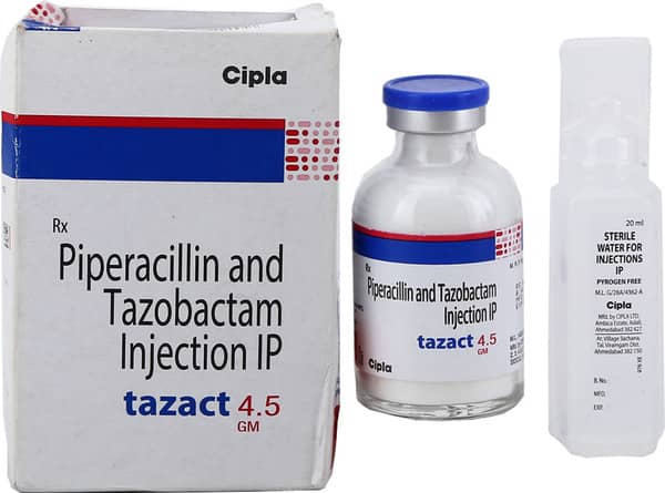 Tazact 4.5gm Powder For Injection