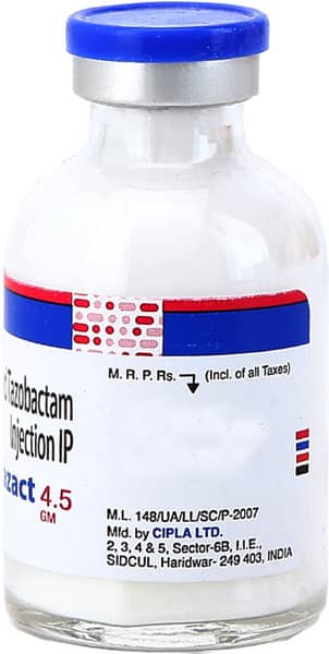 Tazact 4.5gm Powder For Injection