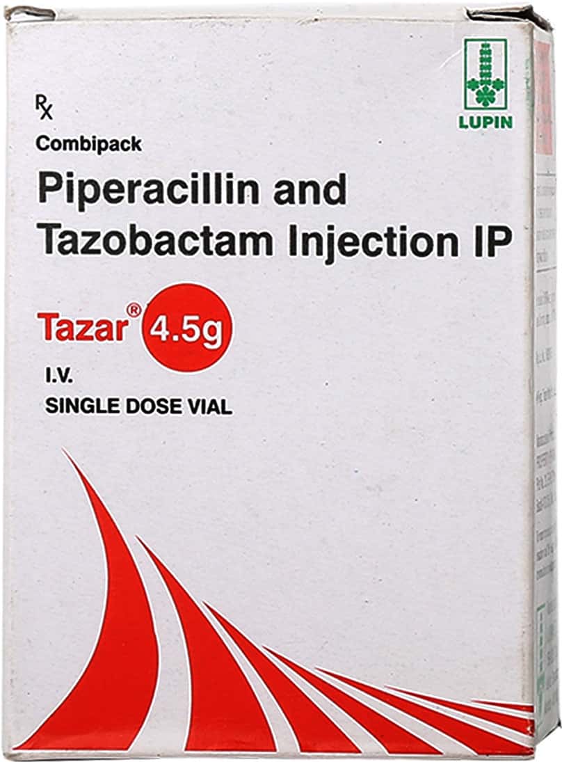 Tazar Injection Tazar 4.5 Powder for injection: Uses, Side Effects, Price, Dosage ...