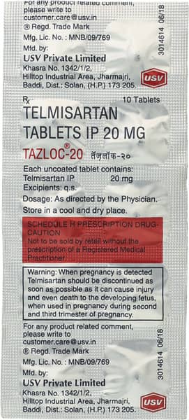 Tazloc 20 Tablet