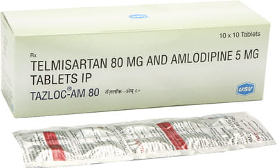 Tazloc Am 80mg Strip Of 10 Tablets