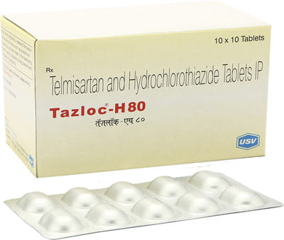 Tazloc H 80mg Strip Of 10 Tablets