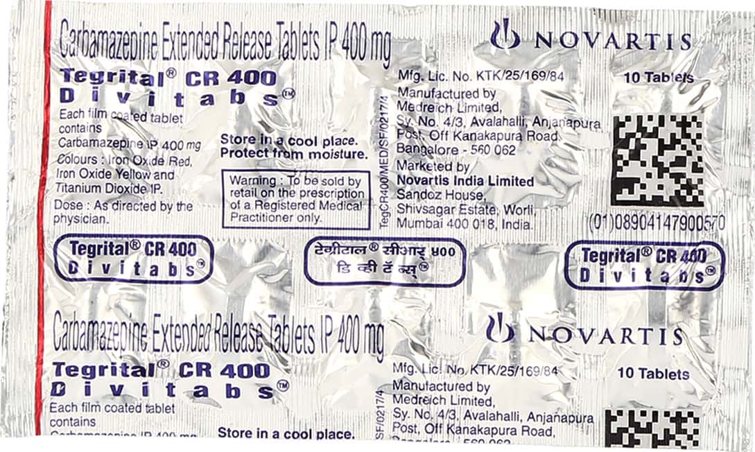 tegrital cr 400mg tablets