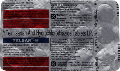 Telsar H 40mg Strip Of 15 Tablets
