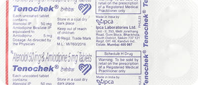 Tenochek 50mg Strip Of 10 Tablets