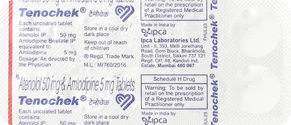 Tenochek 50mg Strip Of 10 Tablets