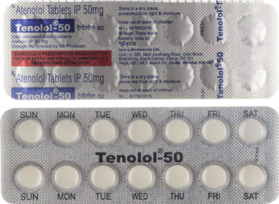 Tenolol 50mg Strip Of 14 Tablets