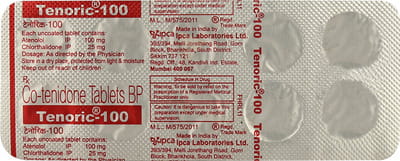 Tenoric 100mg Strip Of 10 Tablets