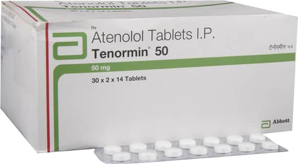 Tenormin 50mg Strip Of 14 Tablets
