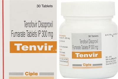 Tenvir 300mg Bottle Of 30 Tablets