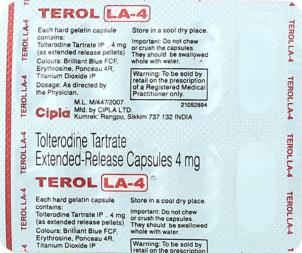 Terol La 4mg Strip Of 10 Capsules