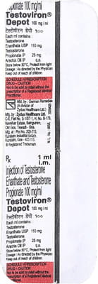 Testoviron Depot 100mg Ampoule Of 1ml Injection