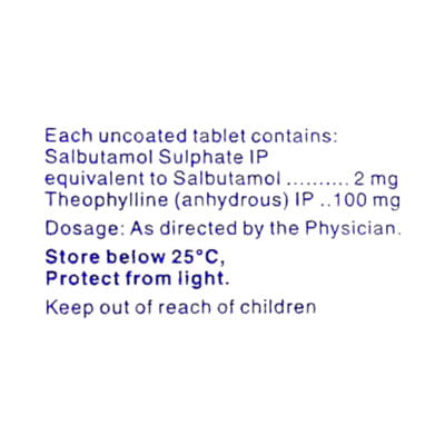 Theo Asthalin Strip Of 30 Tablets