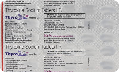 Thyrofit 25mcg Tablet