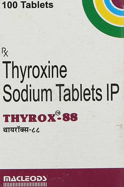 Thyrox 88Mcg Bottle Of 100 Tablets