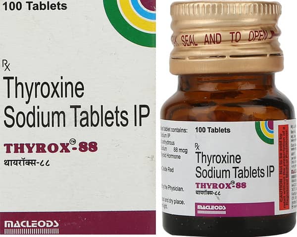 Thyrox 88Mcg Bottle Of 100 Tablets