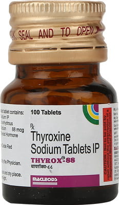 Thyrox 88mcg Bottle Of 100 Tablets