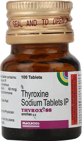 Thyrox 88Mcg Bottle Of 100 Tablets