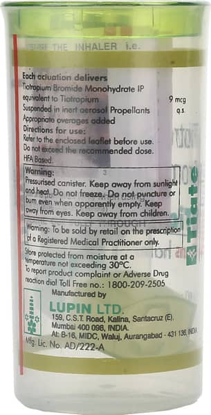 Tiate Transhaler Metered Dose Inhaler