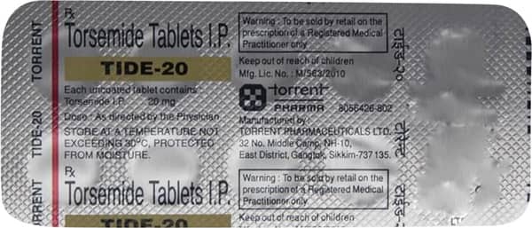 Tide 20mg Strip Of 10 Tablets