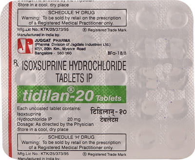 Tidilan 20mg Strip Of 30 Tablets