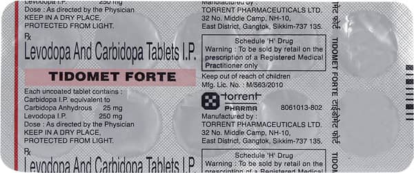 Tidomet Forte Strip Of 10 Tablets