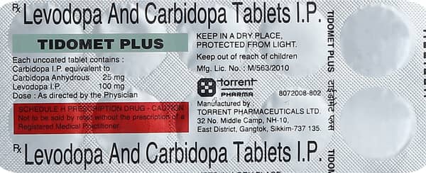Tidomet Plus Strip Of 10 Tablets