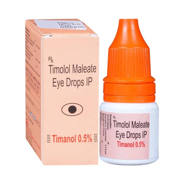 Timanol 0.5% Bottle Of 5ml Eye Drops