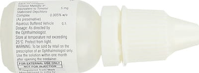 Timolet 0.5% Bottle Of 5ml Eye Drops