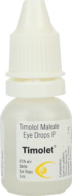 Timolet 0.5% Bottle Of 5ml Eye Drops