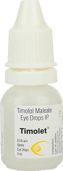 Timolet 0.5% Bottle Of 5ml Eye Drops