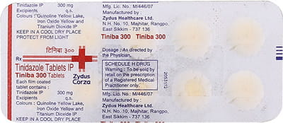 Tiniba 300mg Strip Of 10 Tablets