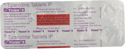 टाइज़न 2एमजी 10 टैबलेट्स की स्ट्रिप