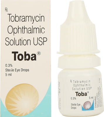 Toba Bottle Of 5ml Eye Drops