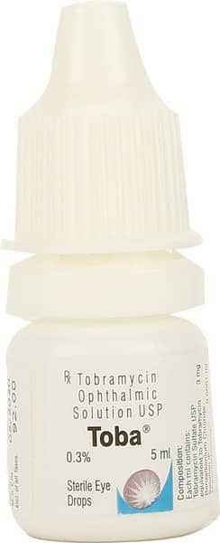 Toba Bottle Of 5Ml Eye Drops
