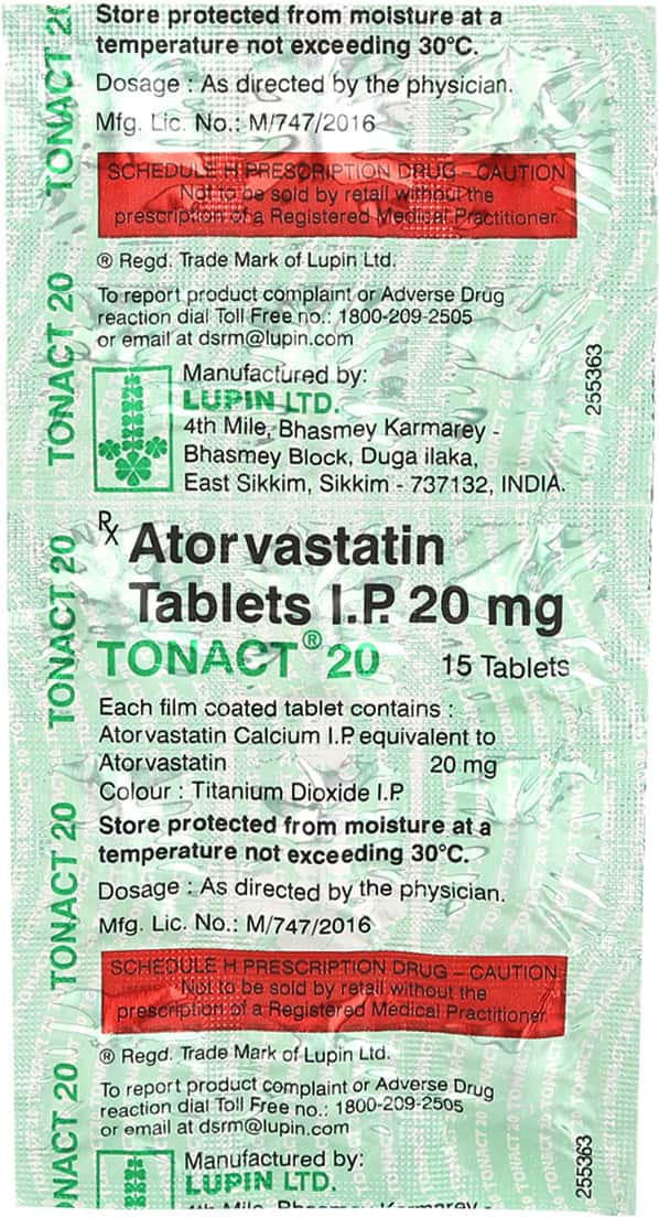 Tonact 20 Tablet: Uses, Side Effects, Price, Dosage & More Info - PharmEasy