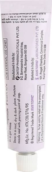 Topinate 0.05% Tube Of 30gm Gel