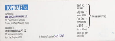 Topinate 0.05% Tube Of 30gm Gel