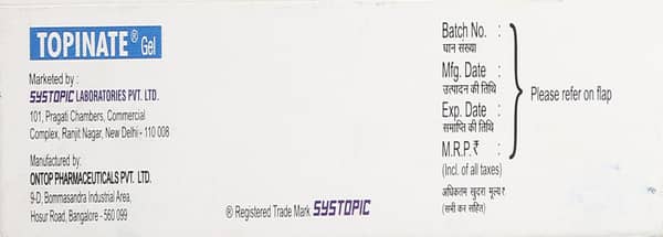 Topinate 0.05% Tube Of 30gm Gel