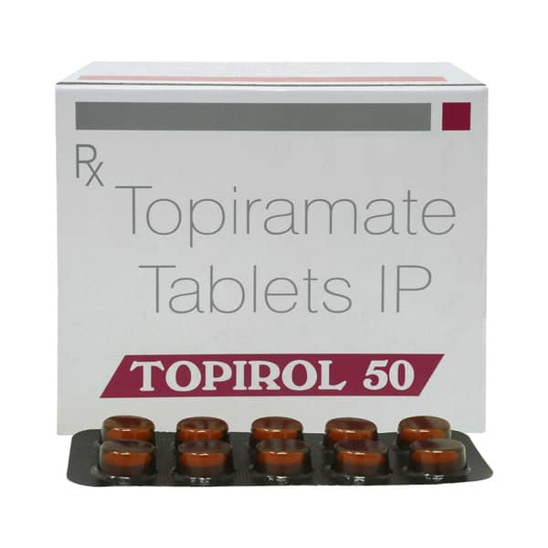 Topirol 50mg Strip Of 10 Tablets