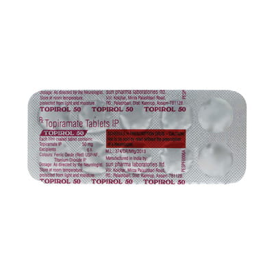 Topirol 50mg Strip Of 10 Tablets