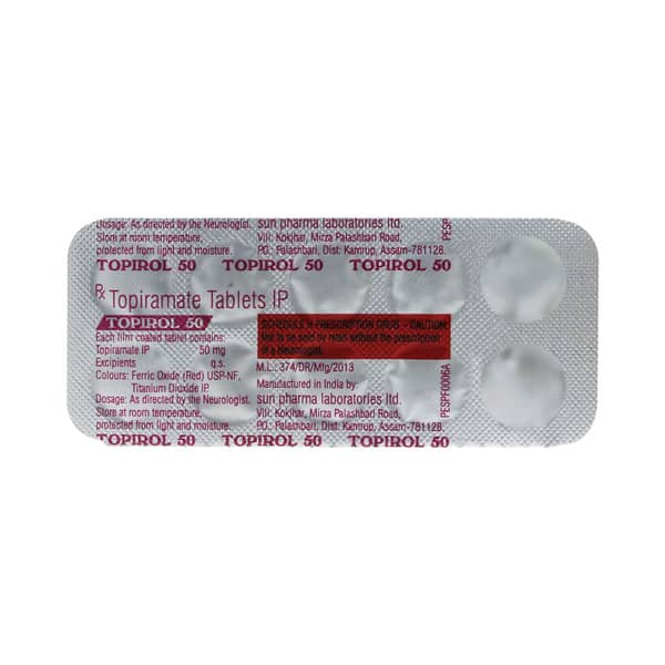 Topirol 50mg Strip Of 10 Tablets
