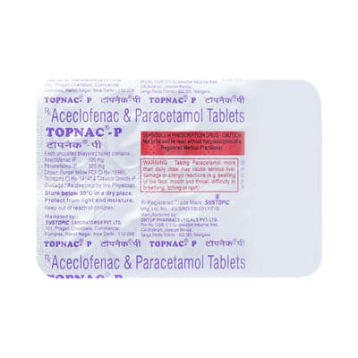 Topnac P Strip Of 10 Tablets