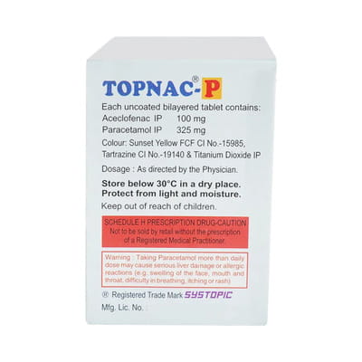 Topnac P Strip Of 10 Tablets