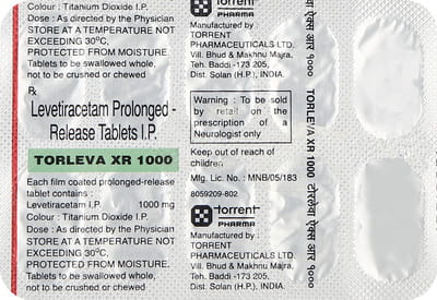 Torleva Xr 1000mg Strip Of 10 Tablets