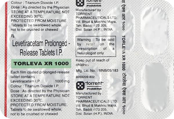 Torleva Xr 1000mg Strip Of 10 Tablets