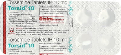 Torsid 10mg Strip Of 10 Tablets