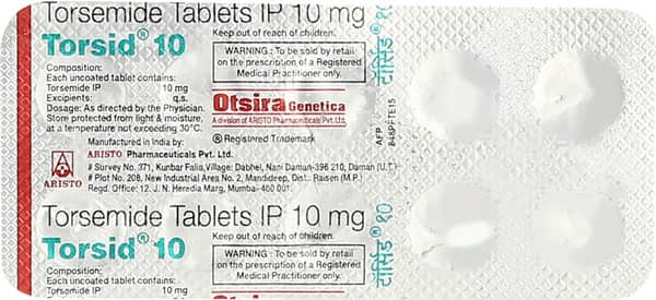 Torsid 10mg Strip Of 10 Tablets